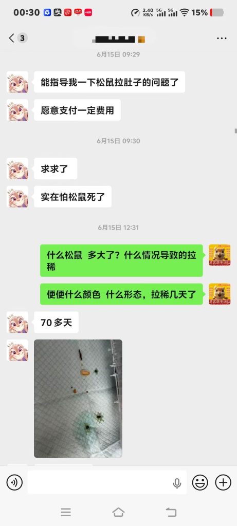 图片[1]-感谢常州小姐姐给我写的感谢信，小松鼠拉稀严重久治不愈，精神不佳，免费协助小姐姐手把手指导急救，从体重160g 终于突破200多克，精神好 吃得多 状态也没问题，非常欣慰。-【易客萌宠官网】