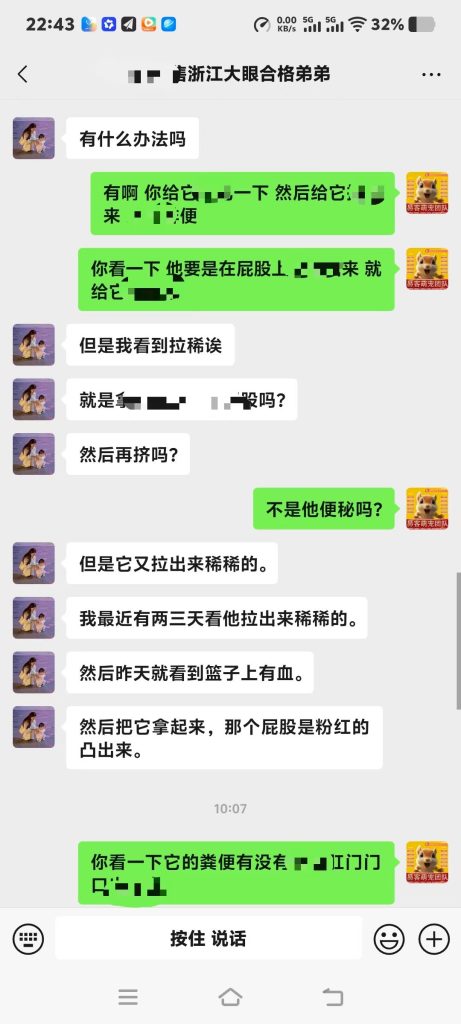 图片[2]-协助浙江大哥治疗大眼便血➕13🏥-【易客萌宠官网】