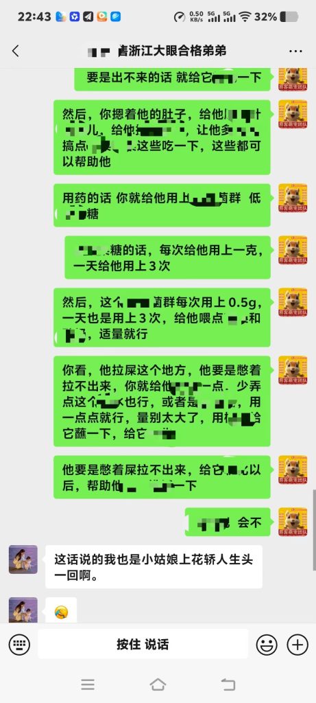 图片[3]-协助浙江大哥治疗大眼便血➕13🏥-【易客萌宠官网】