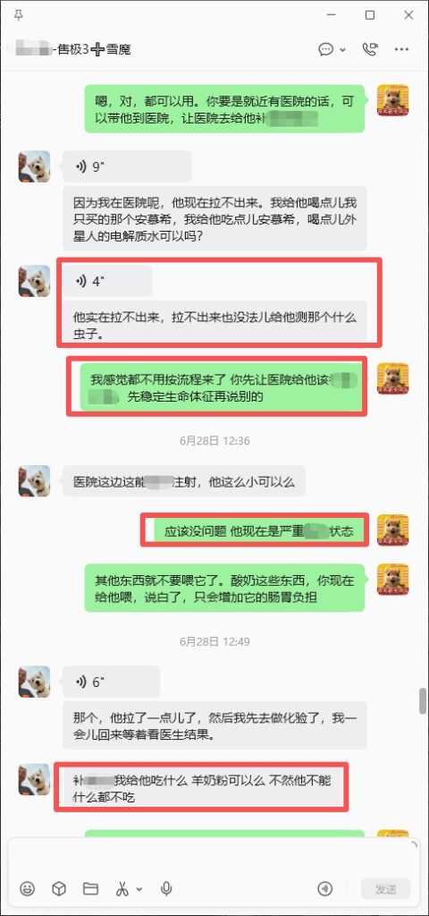 图片[4]-帮助北京空姐救治奄奄一息的魔王，小姐姐喜报和好评来了。-【易客萌宠官网】